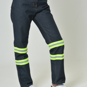 Pantalón de Mezclilla con Reflejante Dama y Caballero